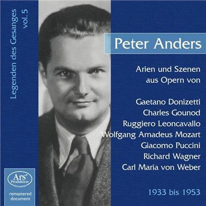 Peter Anders & Mozart, Puccini, Gounod, Leoncavallo - Legenden Des Gesanges, Vol. 5