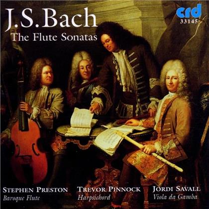 Stephen Preston, Johann Sebastian Bach (1685-1750) & Jordi Savall - Flute Sonatas (2 CDs)
