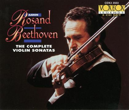 Aaron Rosand & Ludwig van Beethoven (1770-1827) - Violin Sonatas (3 CDs)