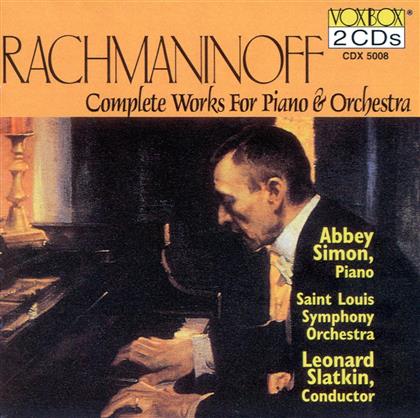 Simon Abbey/Saint Louis So & Sergej Rachmaninoff (1873-1943) - Complete Works For Piano And Orch. (2 CDs)