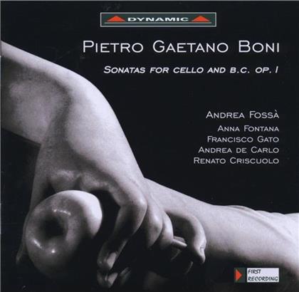 Andrea Fossa & Pietro Gaetano Boni - Sonate Fuer Cello & B.C. Op1/1