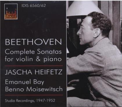 Jascha Heifetz & Ludwig van Beethoven (1770-1827) - Sonate Fuer Violine & Klavier (2 CDs)
