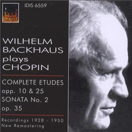 Wilhelm Backhaus & Frédéric Chopin (1810-1849) - Etude Op10/1-10 Op25/1-12