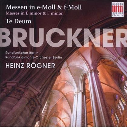 Rögner Heinz / Lang / Rundfunkchor + Rso & Anton Bruckner (1824-1896) - Messen In E-Moll & F-Moll/Te D (2 CDs)