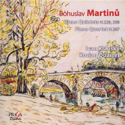 Klansky Ivan, Klavier/Kocian Quartet & Bohuslav Martinu (1890-1959) - Quartett Fuer Klavier, Quintet (Hybrid SACD)