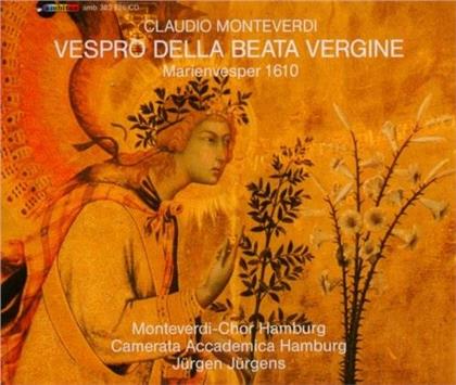 Claudio Monteverdi (1567-1643), Jürgen Jürgens, Monteverdi-Chor Hamburg & Camerata Academica - Vespro Della Beata Vergine (2 CDs)