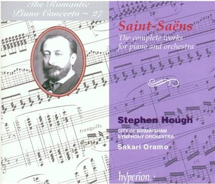 Stephen Hough, City of Birmingham Symphony Orchestra & Camille Saint-Saëns (1835-1921) - Works For Piano & Orchestra (2 CDs)
