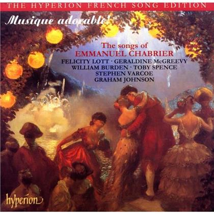 Lott Felicity / Burden / Varcoe /Johnson & Alexis Emanuel Chabrier (1841-1894) - Musique Adorable! (2 CDs)
