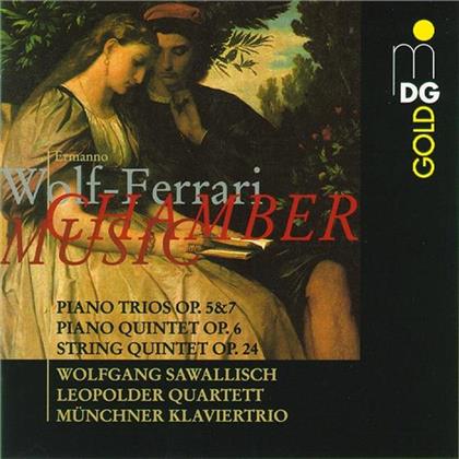 Münchner Klaviertrio & Ermanno Wolf-Ferrari (1876-1948) - Piano Trios, Piano Quintet (2 CDs)