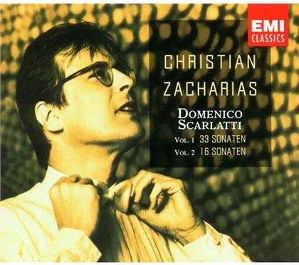 Christian Zacharias & Domenico Scarlatti (1685-1757) - Sonaten Vol. I+II (3 CDs)
