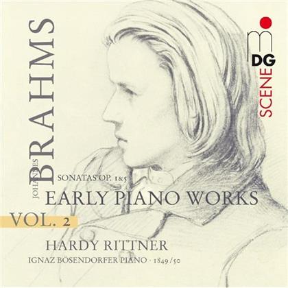 Hardy Rittner (Bösendorfer-Flügel) & Johannes Brahms (1833-1897) - Frühe Klavierwerke Vol. 2 (SACD)
