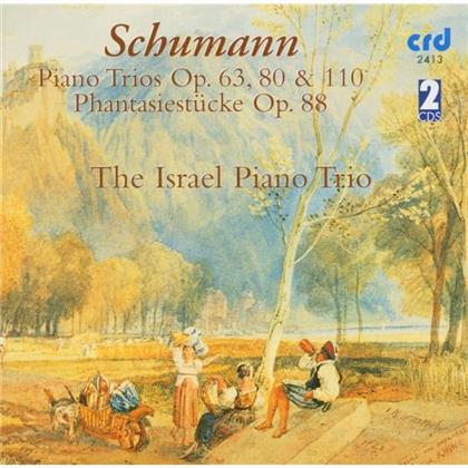 The Israel Piano Trio & Robert Schumann (1810-1856) - Piano Trios Op. 63, 80 &110 Ua (2 CDs)
