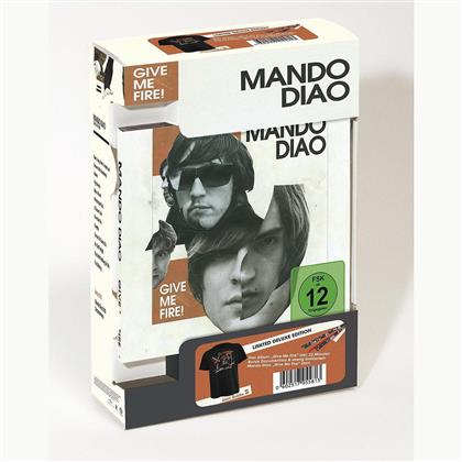 Mando Diao - Give Me Fire - Deluxe W. S T-Shirt (CD + DVD)
