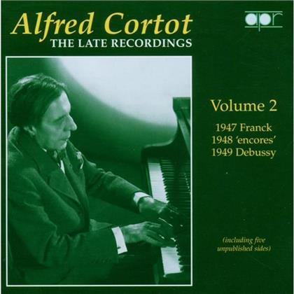 Alfred Cortot & --- - The Late Recordings Vol.2