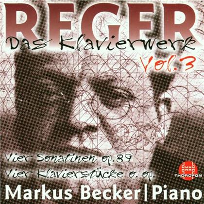 Markus Becker & Max Reger (1873-1916) - Das Klavierwerk Vol.3