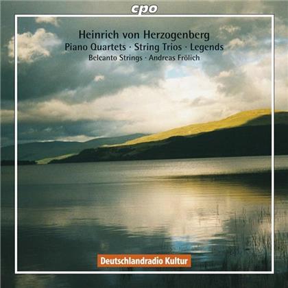 Andreas Froelich & Heinrich von Herzogenberg (1843-1900) - Legends Op62, Quartett Fuer Klavier (2 CDs)