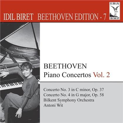 Idil Biret & Ludwig van Beethoven (1770-1827) - Klavierkonz.3&4