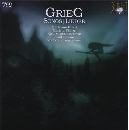 Hirsti/Sandve/Jansen & Edvard Grieg (1843-1907) - Sämtl.Lieder (7 CDs)