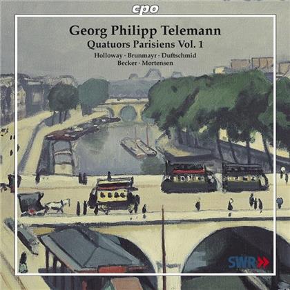 John Holloway & Georg Philipp Telemann (1681-1767) - Quartett Fuer Floete Twv43