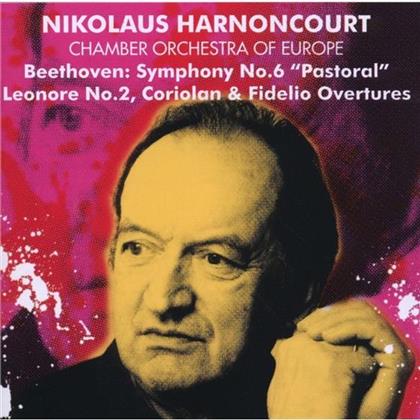 Nikolaus/Coe Harnoncourt & Ludwig van Beethoven (1770-1827) - Symphony No.6/Pastoral&Overture