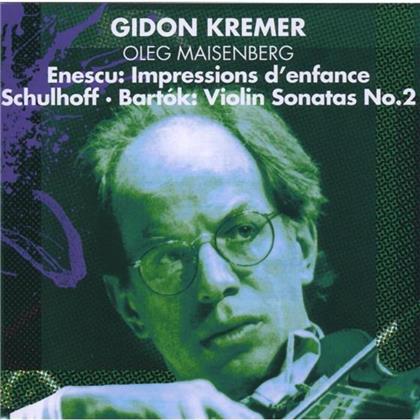 Kremer Gidon / Maisenberg Oleg & Enescu/Schulhoff/Bartok - Impressions D'enfance/Sonatas