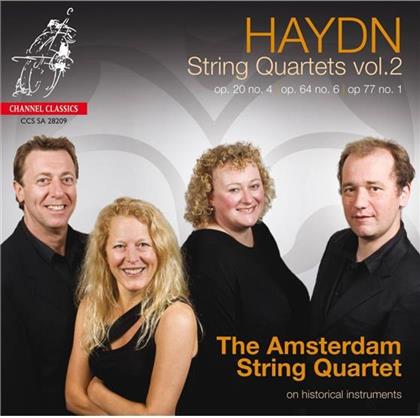 Amsterdam Quartett & Joseph Haydn (1732-1809) - Quartett Op20/4, Op64/6, Op77/ (Hybrid SACD)