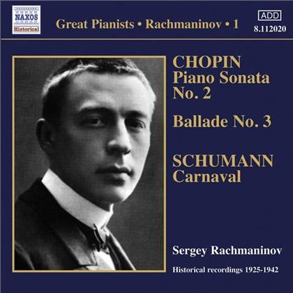 Sergej Rachmaninoff (1873-1943) & Chopin/Schumann - Klavierwerke