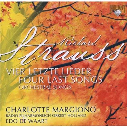 Charlotte Margiono & Richard Strauss (1864-1949) - Vier Letzte Lieder/Orch.Werke