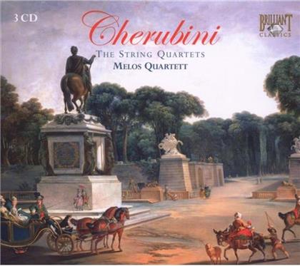 Melos Quartett & Cherubini - Streichquartette Komplett (3 CDs)