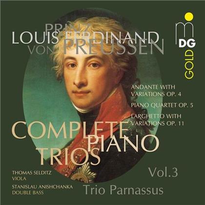 Trio Parnassus & Prinz Louis Ferdinand Von Preussen - Sämtliche Klaviertrios - Vol. 3