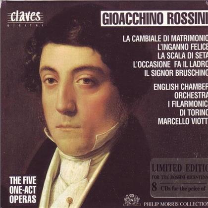 English Chamber Orchestra & Gioachino Rossini (1792-1868) - 5 Fruehe Ein-Akt-Oper (8 CDs)