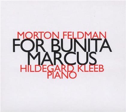 Hildegard Kleeb & Morton Feldman (1926-1987) - For Brunita Marcus