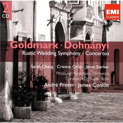Previn Andre / Conlon J. / Pso / Gzo & Goldmark K./Dohnanyi E. - Orchestral Works & Concertos (2 CD)