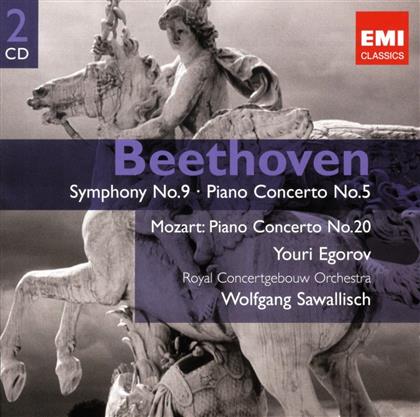 Sawallisch Wolfgang/Cgo/Egorov & Beethoven L.V/Mozart W.A. - Symphony 9/Piano Concerto 5/+ (2 CDs)