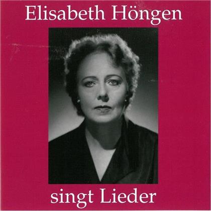 Elisabeth Höngen & Wagner/Schubert/Schumann - Singt Lieder