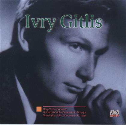 Ivry Gitlis & Hindemith /Stravinsky/Berg - Violin Concerti