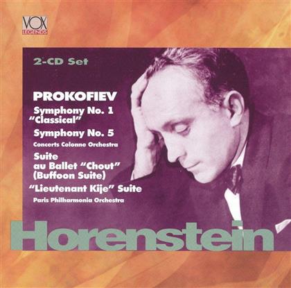 Jascha Horenstein & Serge Prokofieff (1891-1953) - Symphonies Nos. 1 "Classical" (2 CDs)