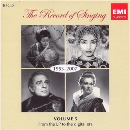 Record Of Singing 1953-2007 & --- - Record Of Singing 1953-2007 (10 CDs)