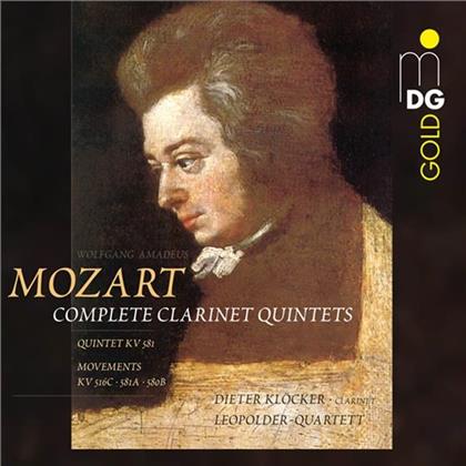 Dieter Klöcker/Leopolder-Quar & Wolfgang Amadeus Mozart (1756-1791) - Klarinettenquintette