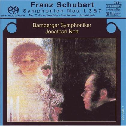 Bamberger Symphoniker & Franz Schubert (1797-1828) - Symph.1,3&7 "Unvollendete"Sacd (SACD)