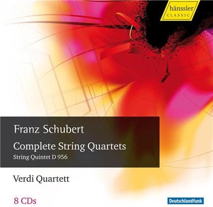 Verdi Quartett & Franz Schubert (1797-1828) - Complete String Quartets (8 CDs)