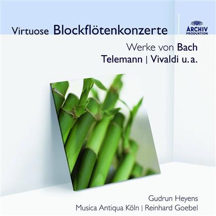 Heyens/Hazelzet & Bach/Telemann/Vivaldi/U.A. - Virtuose Blockflötenkonzerte
