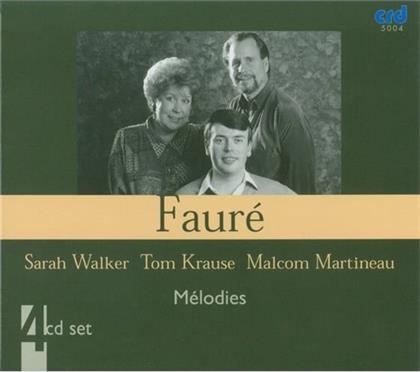 Walker/ Krause/ Martineau & Gabriel Fauré (1845-1924) - Les Melodies (4 CDs)
