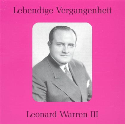 Leonard Warren & Verdi/Puccini/Malotte/ - Arien, Duette Und Lieder Vol 3