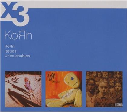 Korn - Issues/Untouchables/Korn (3 CDs)