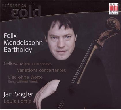 Vogler Jan/Lortie Louis & Felix Mendelssohn-Bartholdy (1809-1847) - Cello Sonaten