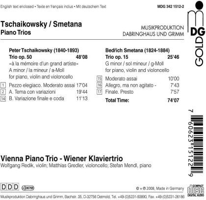 Wiener Klaviertrio & Tschaikowsky/ Smetana - Klaviertrios