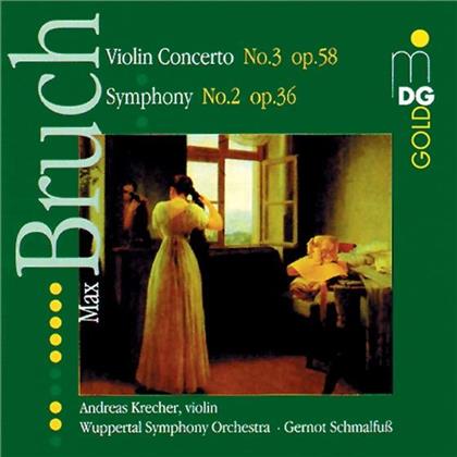 Wuppertal Symphony Orchestra, & Max Bruch (1838-1920) - Symphony No.2, Violin Concerto