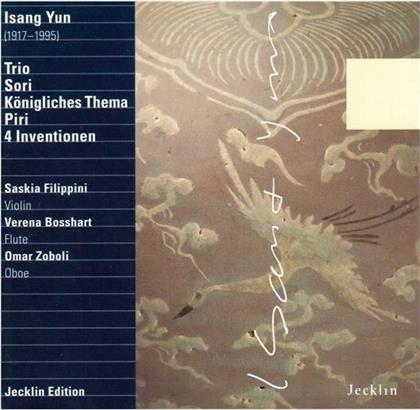 Isang Yun, Verena Bosshart, Omar Zoboli & Saskia Filippini - Trio / Sori / Königliches Thema / Piri / 4 Inventionen