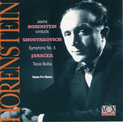 Horenstein Jascha / Vienna Pro Musica & Schostakovitsch/Janacek - Symphony No. 5, Taras Bulba